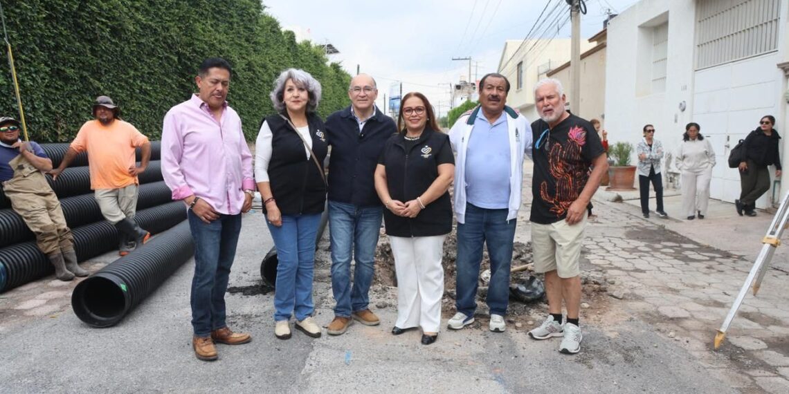 SUPERVISA ALCALDE MODERNIZACIÓN HIDROSANITARIA EN DISTINTAS ZONAS DE LA CAPITAL