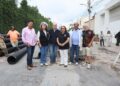 SUPERVISA ALCALDE MODERNIZACIÓN HIDROSANITARIA EN DISTINTAS ZONAS DE LA CAPITAL