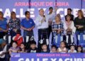 PAVIMENTAN VIALIDADES EN LOS MAGUEYES